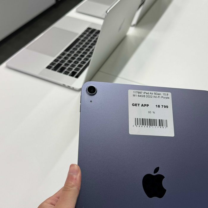 Планшет iPad Air M1 5Gen. 64GB Wi-Fi • ГАРАНТІЯ • СТАН 9.6/10 117997