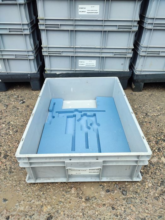 800x600x220 90L pojemniki magazynowe skrzynki plastikowe transportowe