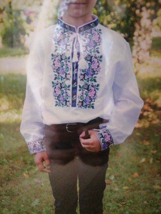 Дитяча вишиванка на хлопчика 34 розмір