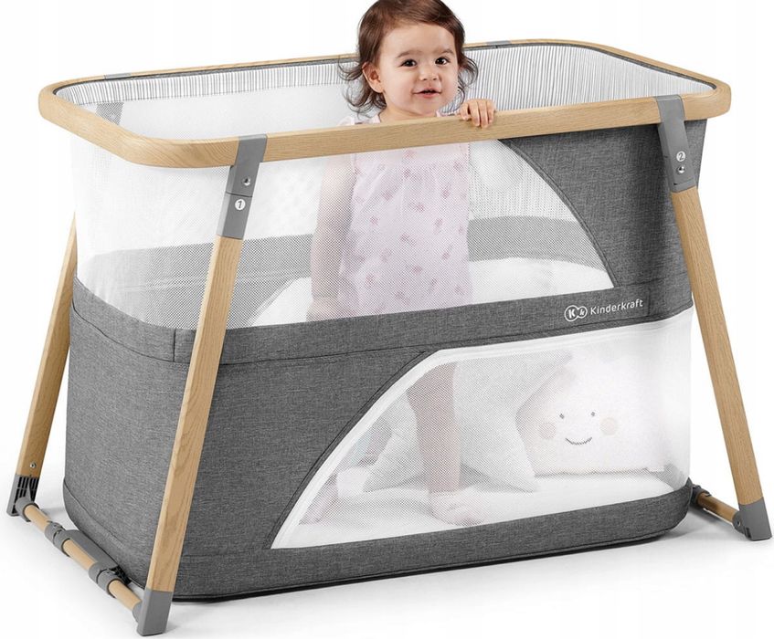 Łóżeczko dziecięce SOFI 4w1 – łóżeczko, turystyczne, kojec, kołyska