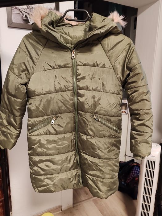 Kurtka parka dziewczęca 140cm