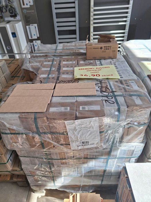 Płytka elewacyjna CERRAD kremowy rustiko  mat 6,5x24,5