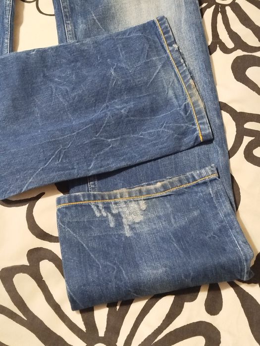 Niebieskie męskie regularne jeansy Tommy Hilfiger 32 34