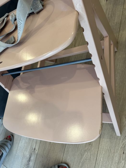 Krzesełko do karkmienia HAUCK ALPHA PLUS różowe