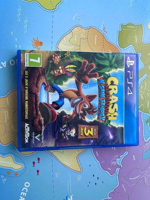Jogo Crash Bandicoot Trilogy Ps4