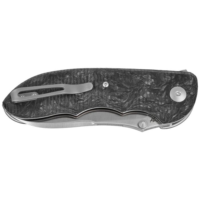 Nóż składany Viper Moon Dark Matter Black Fat Carbon, Satin MagnaCut