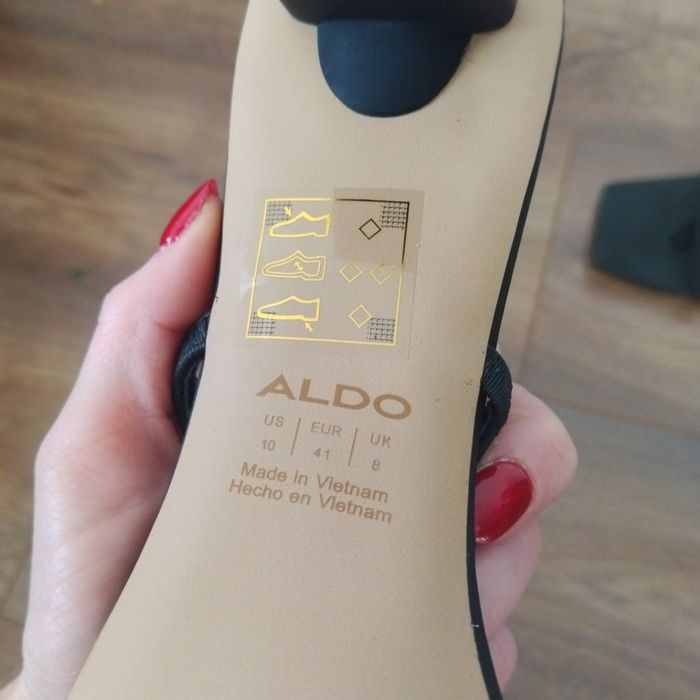 Klapki na obcasie Aldo