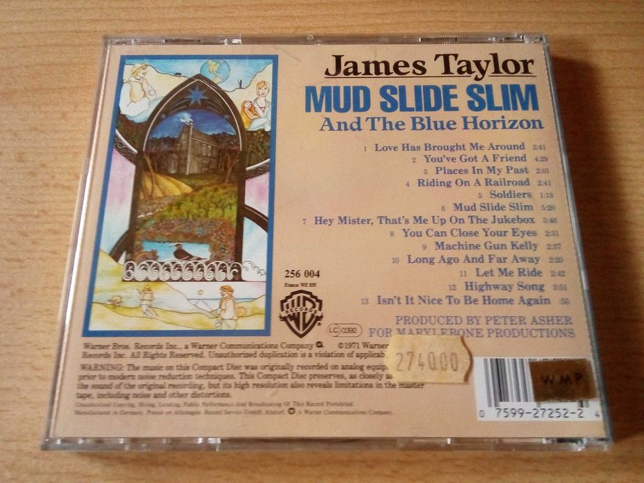 JAMES TAYLOR - Mud Slide Slim And The Blue Horizon