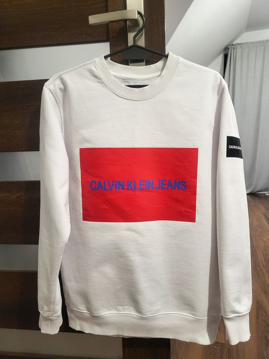 Biała bluza męska Calvin Klein - rozm. M