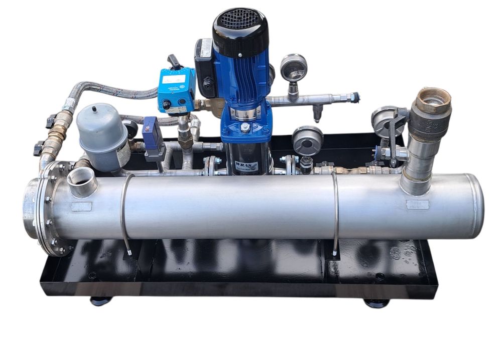 Układ schładzania i separacji wilgoci ,pułapka chłodnicza dwustopniowa