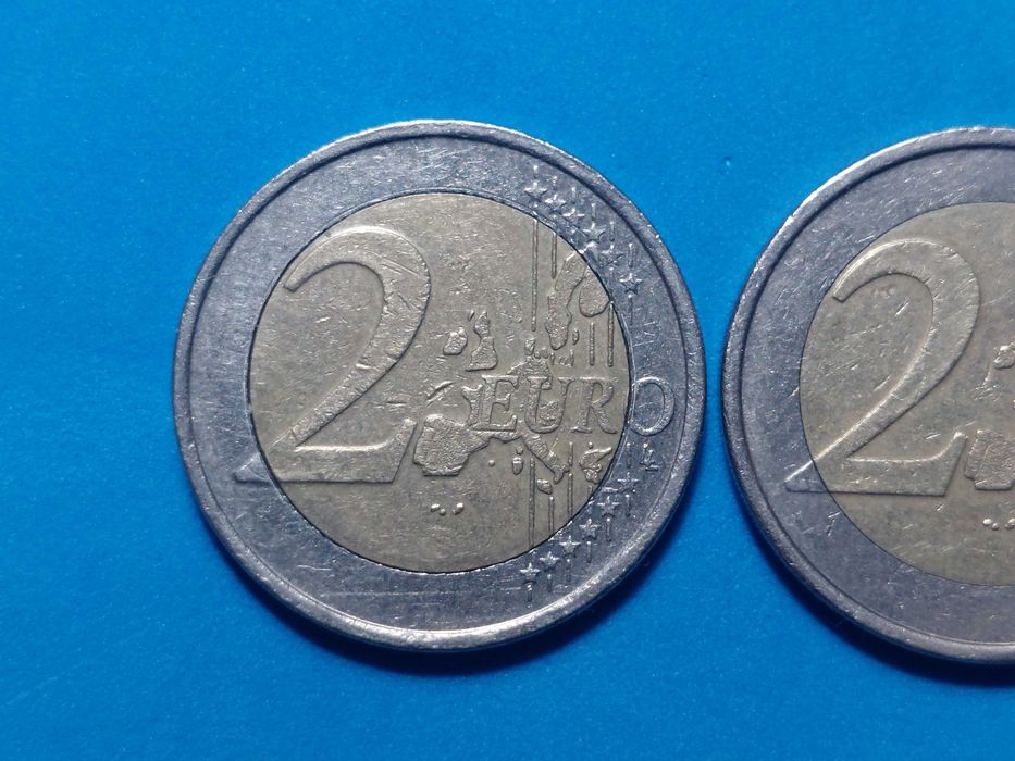 Duas Moedas de 2 euros Finlândia ano 2003 e 2005