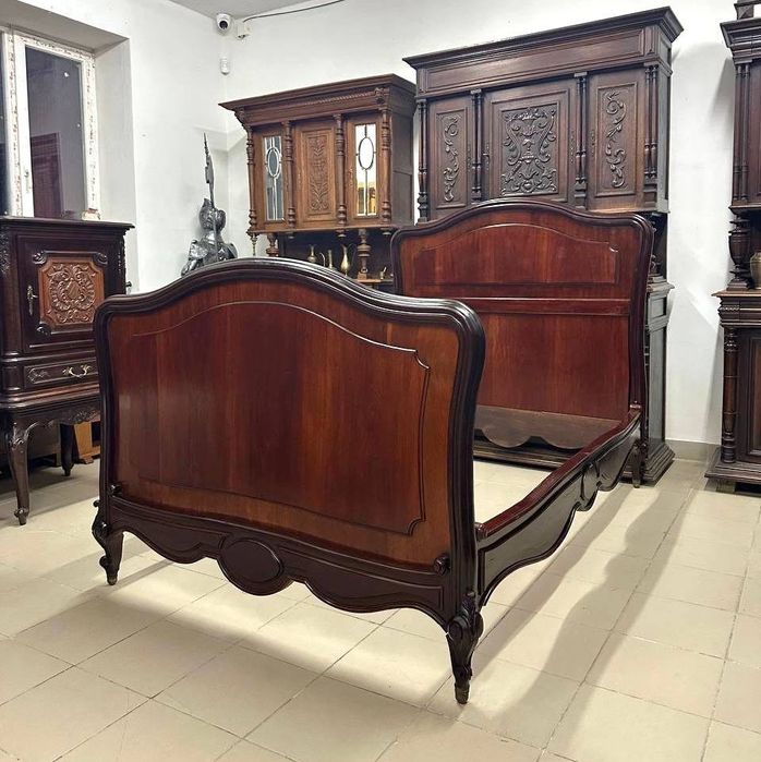 Вінтажне ліжко дерево кровать 4184