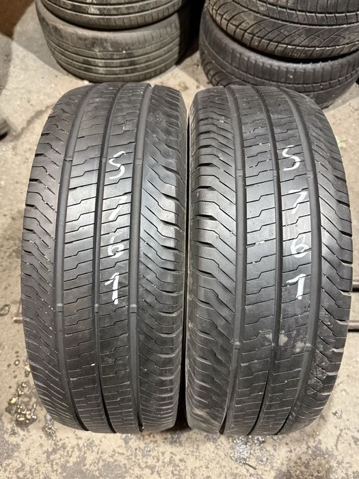 Opony letnie wzmacniane 215/65/15C Continental 2szt 7,3mm 2022r
