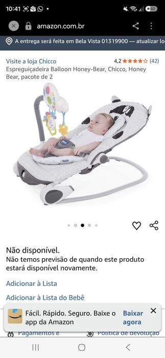 Espreguicadeira Baloon da Chicco
