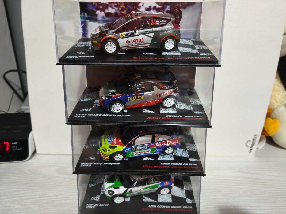 WRC Rally Cars 1:43 DeAgostini Kubica