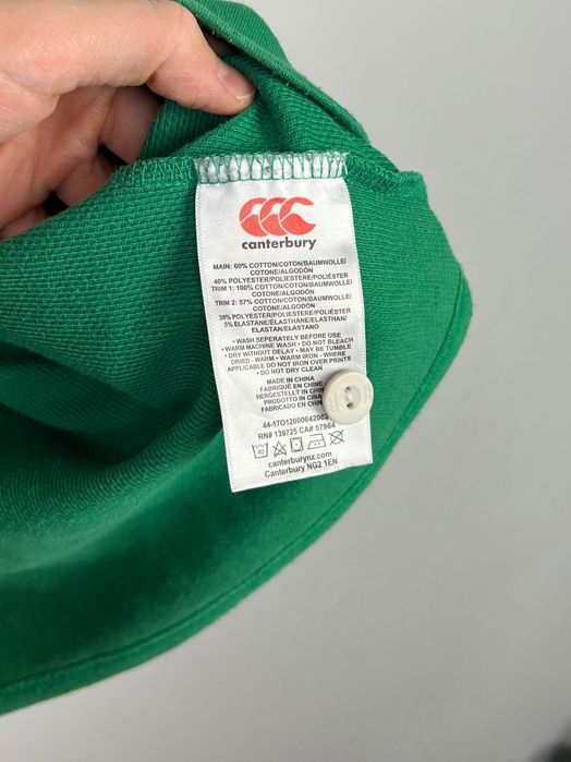 Jersey Canterbury Ireland Rugby Union Vintage