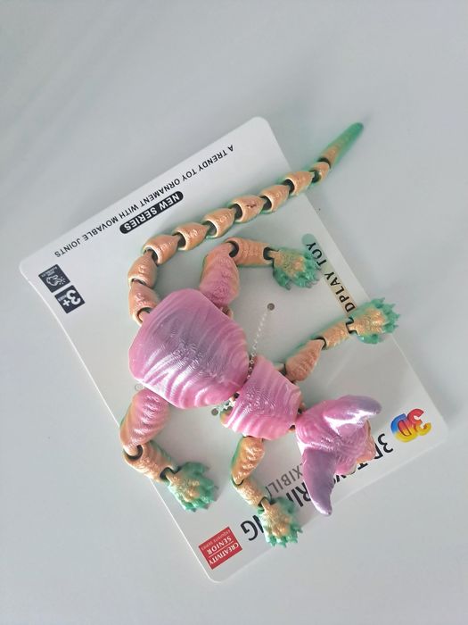 Kot 3D z drukarki toys printing nowy