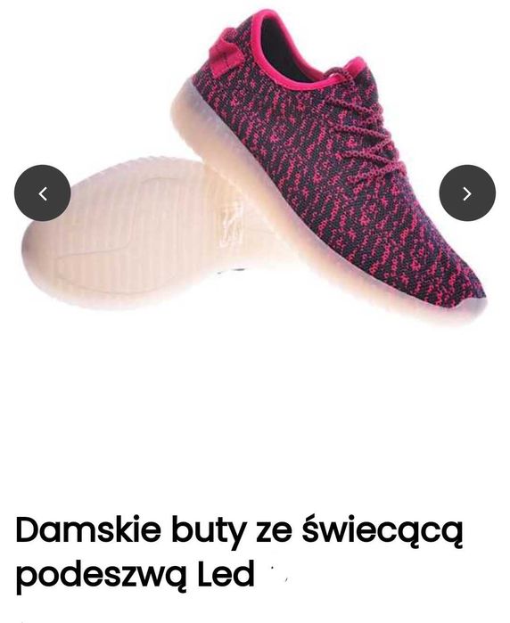 Nowe trampki led