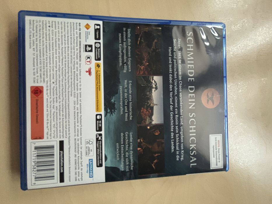 Rise of the Ronin PS5 - niemiecka okładka