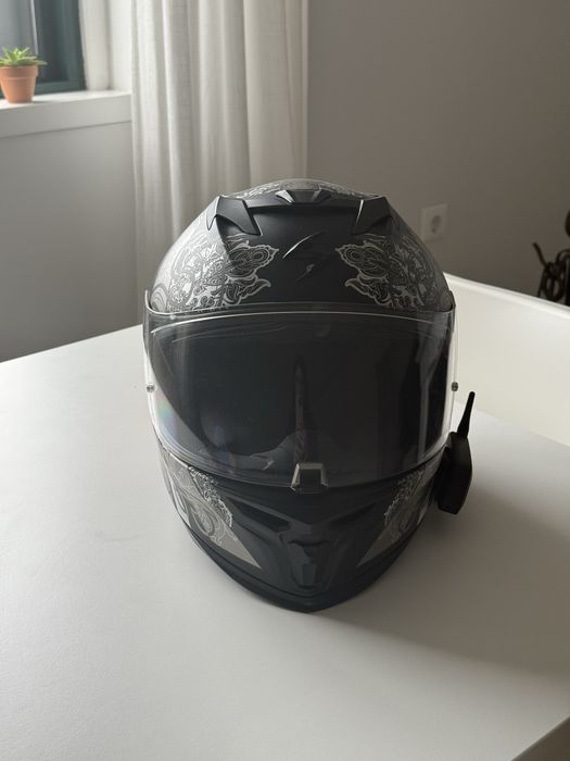 SCORPION Exo-520 Evo Air Fasta Matt Black / Silver / Pink (XS)