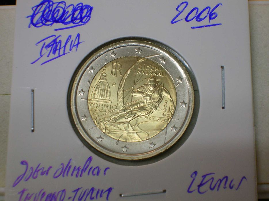 Italia / moeda 2 euros - 2006 / Jogos Olimp. Inverno - Turim