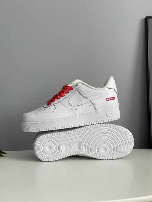 Кросівки Nike Air Force 1 Low Supreme White | 36-45 Нові