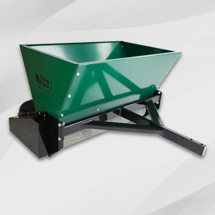 Rozsiewacz ziemi, piasku Posypywarka do traktorka Zielony Spaw PREMIUM