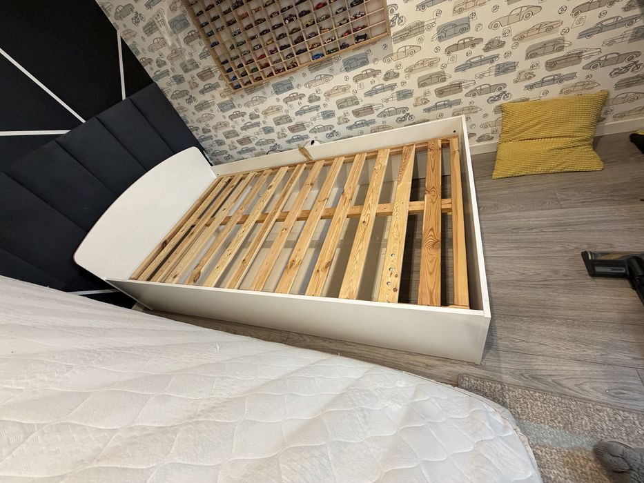 Łóżko 120 cm białe