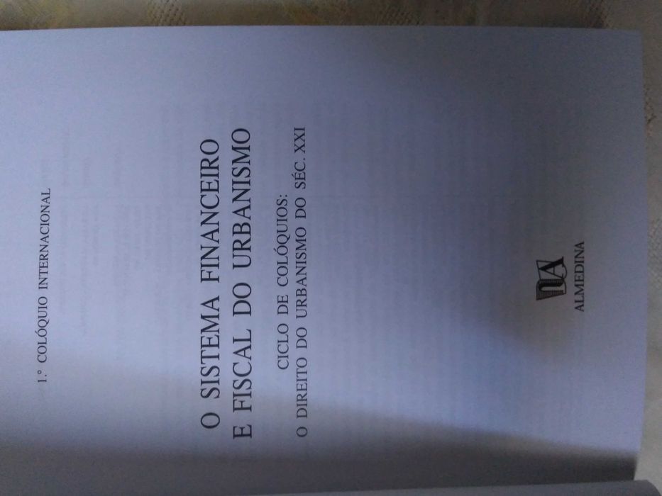 O Sistema Financeiro e Fiscal do Urbanismo, livro como novo