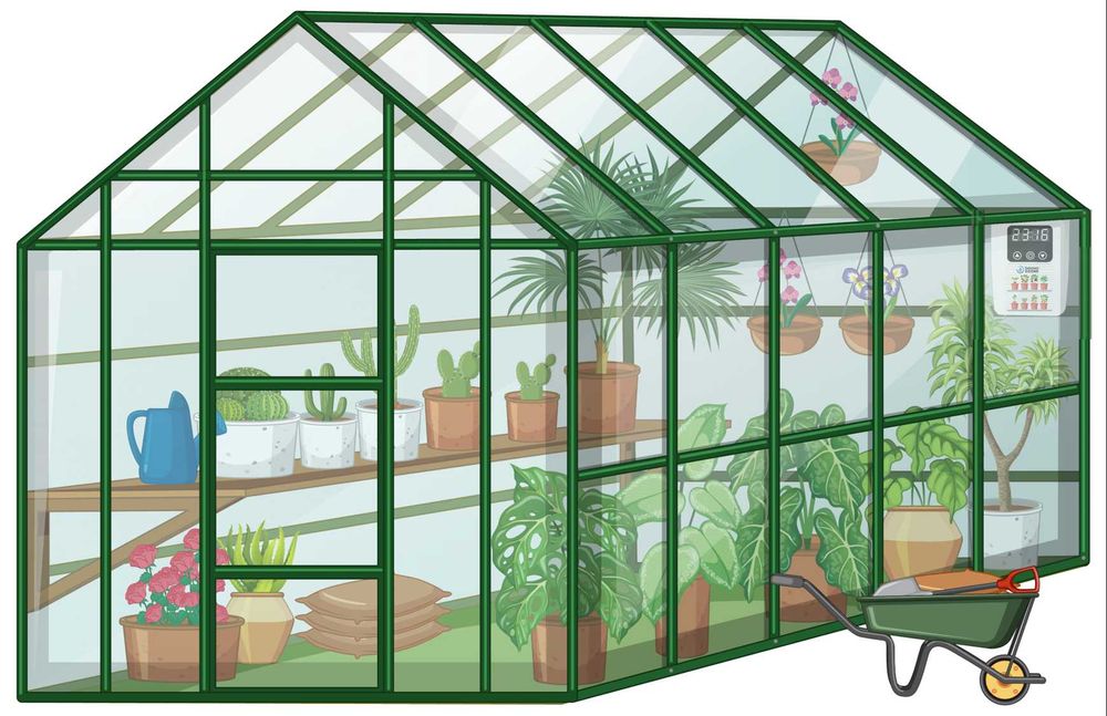 Sistema O₃ para Estufas Domésticas – Ar Puro, Plantas Saudáveis!