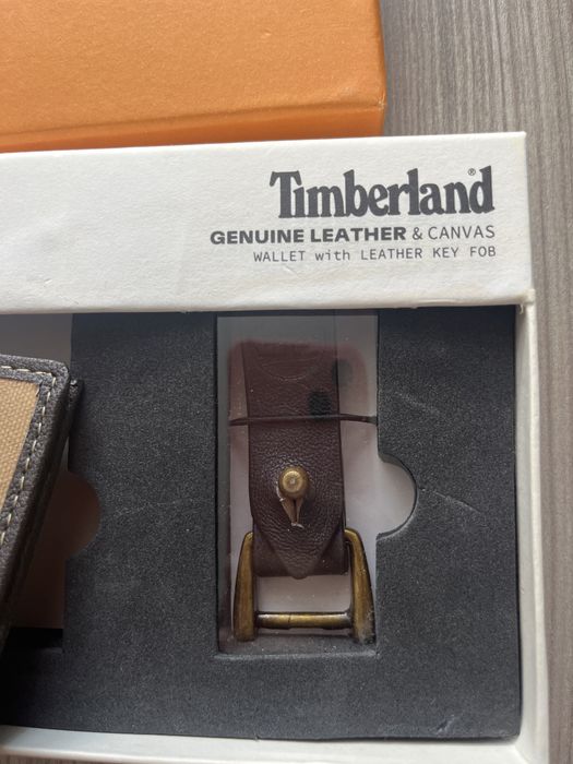 Nowy portfel męski Timberland z brelokiem