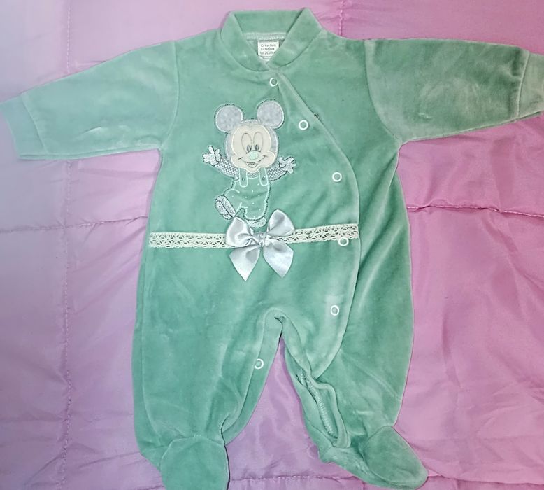 Conjunto babygrow mais mantinha do Mickey