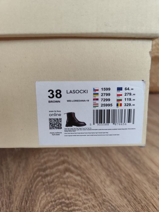 Trzewiki Lasocki Loredana 38