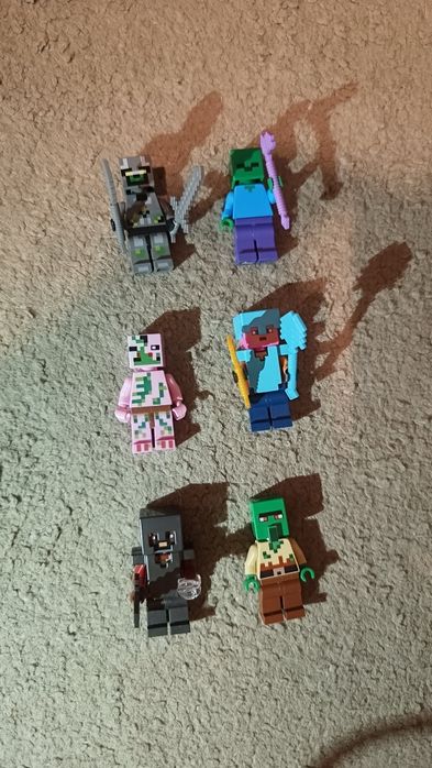 LEGO figurki Minecraft 6szt