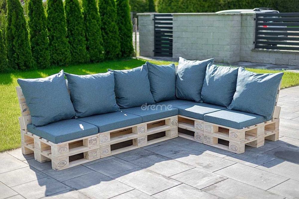 Poduszki ogrodowe materace na wymiar meble z palet siedziska poduchy