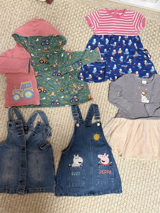 Одяг на дівчинку 2-3 роки лосіни лонгслів сукня  кофта zara next polo guess h&m