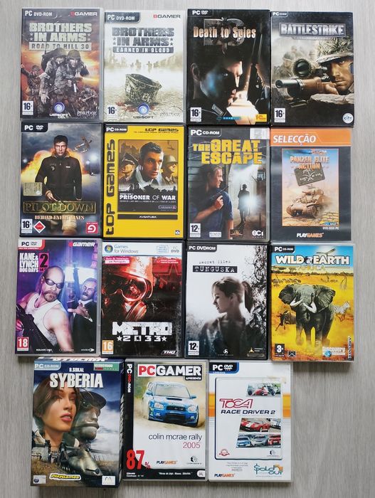 Lote jogos PC em bom estado