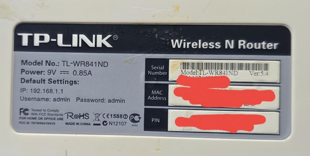 Router TP-Link TL-WR841ND V5.4