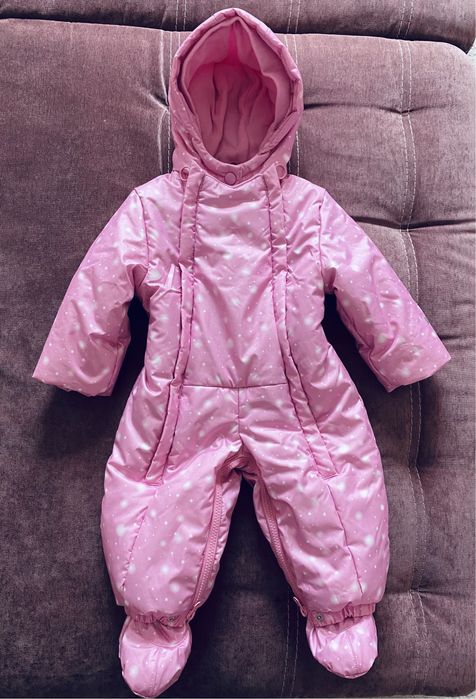 Утепленный зимний комбинезон fox&bunny by sinsay 74 размер