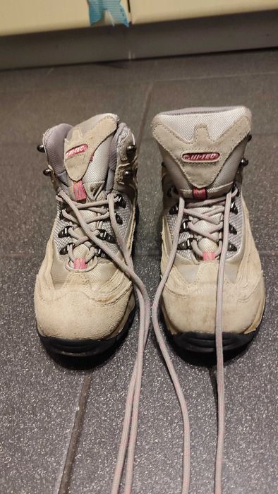 Damskie skórzane buty trekkingowe wodoodporne 38 Tanio