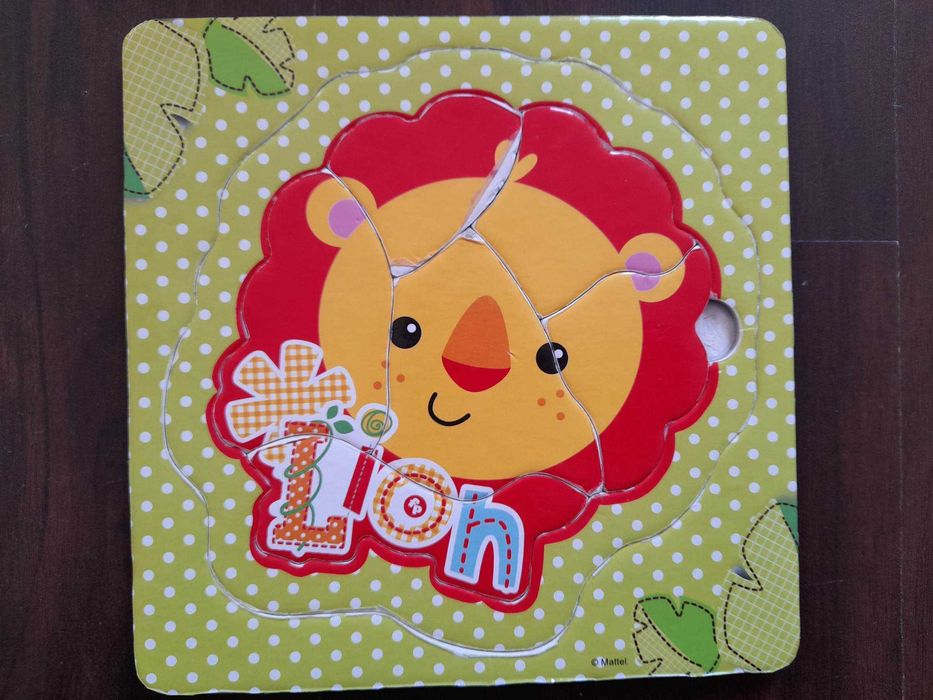 Puzzle dla dzieci 1,5-2 latka. 3szt-