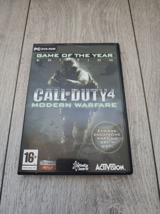 Płyta z grą komputerową PC Call of Duty 4 Modern Warfare