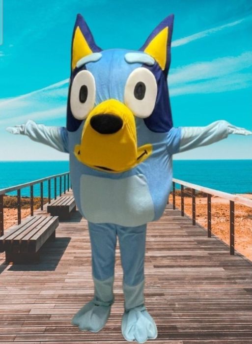 Mascotes Urso Masha, Chase, Homem Aranha, Panda, Stitch, Angel e  Bluey