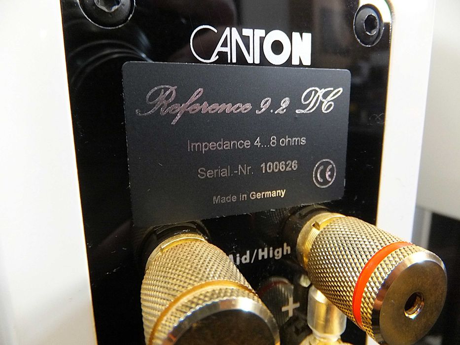 Audiofilskie kolumny głosnikowe monitory CANTON REFERENCE 9.2 DC
