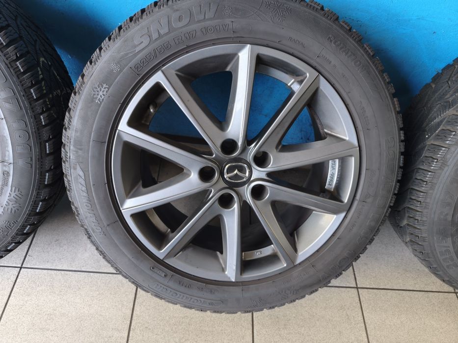 Koła  felgi 17  mazda 6   alu 5x114 stan bdb kpl 4 szt opony zimowe