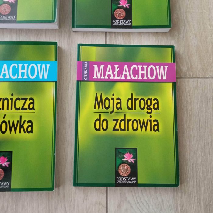 Małachow zestaw 4szt. Lecznicza głodówka urynoterapia