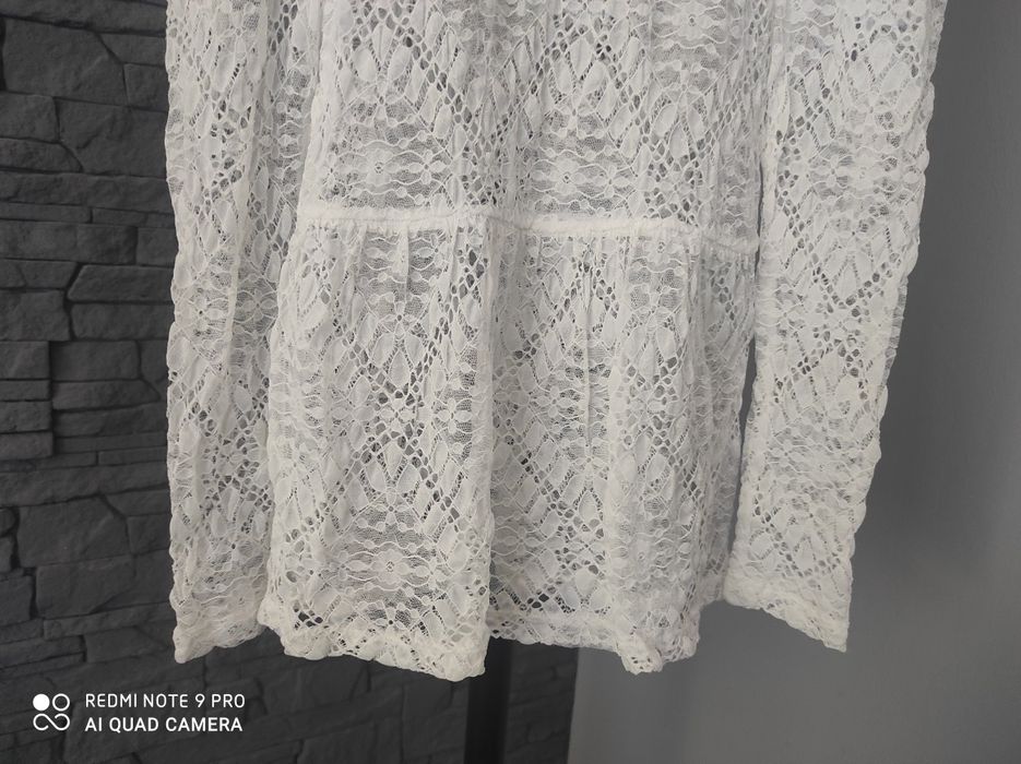 Primark __ nowa bluzka koronkowa z baskinką