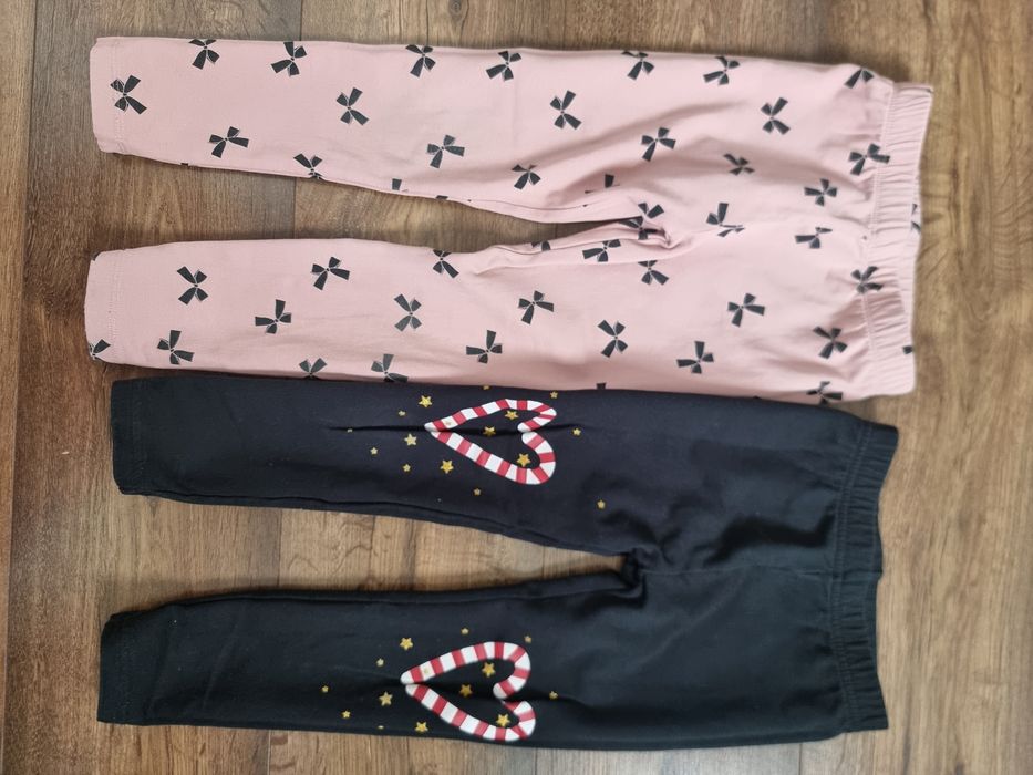 Legginsy 6 sztuk dziewczęce 116