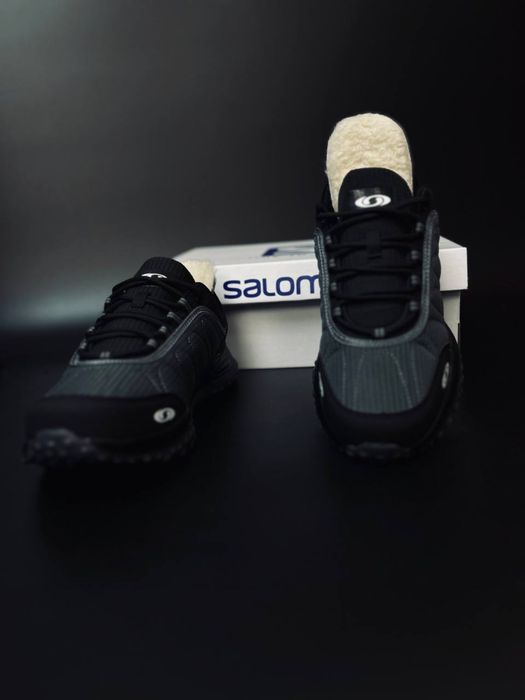 Термо кроссовки Salomon на меху Ватерпруф не поомокают, зимние кросовк