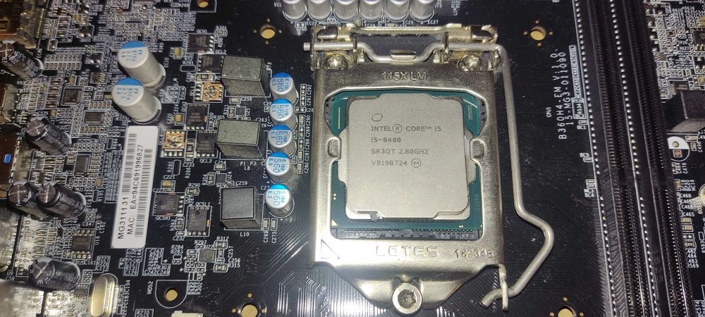 procesor i5 8400, PŁYTA GŁÓWNA ECS B360H4-EM INTEL B360 WI FI